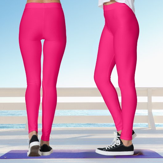 Leggings Yoga rose chaud gras