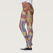Leggings Yoga Stretch Pantalons Motif africain (Gauche)