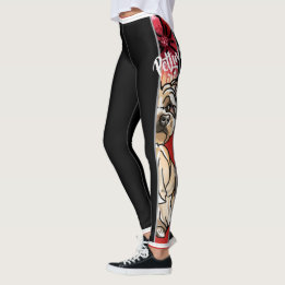 Leggings Yorkie, mine de couleur (ajoutez le nom d'animal