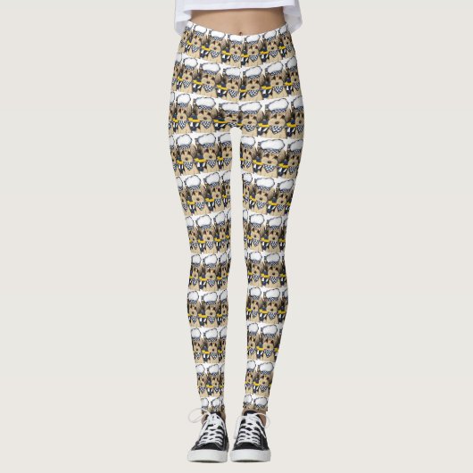LEGGINGS YORKIE POO CHEF (Devant)