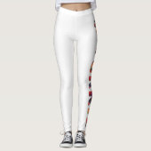 Leggings Yorkie Toy race Chien Tights géométriques Multi (Devant)