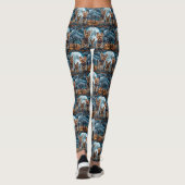 Leggings Yorkshire Terrier Halloween Épouvantable (Dos)