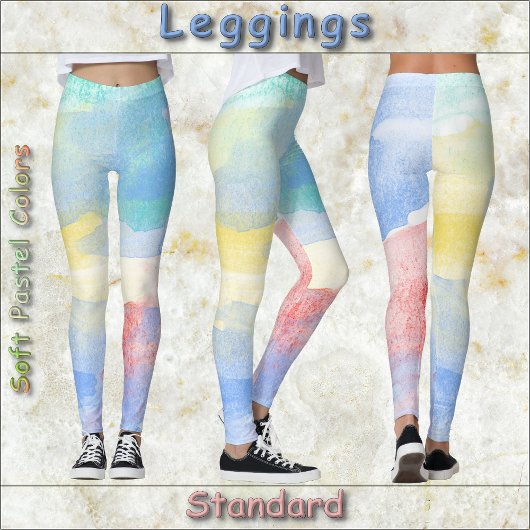 LEGGINGS - Zachte Pastelkleuren