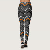 Leggings Zag orange avec ruban...RSD/CRPS (Dos)