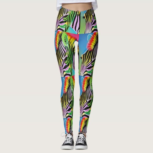 Leggings Zany Zebra (Devant)