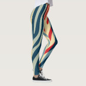 Leggings Zebra moderne Motif d'impression #13 (Droite)