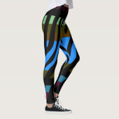 Leggings Zebra moderne Motif d'impression #3 (Droite)