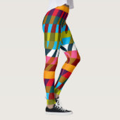 Leggings Zebra moderne Motif d'impression #7 (Droite)