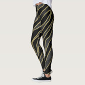 Leggings Zebra Stripes : Abstrait Monochrome Sans Seamless. (Gauche)