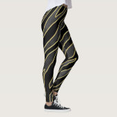 Leggings Zebra Stripes : Abstrait Monochrome Sans Seamless. (Droite)