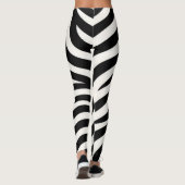 Leggings Zebra Stripes Impression moderne (Dos)