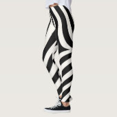 Leggings Zebra Stripes Impression moderne (Gauche)