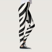 Leggings Zebra Stripes Impression moderne (Droite)