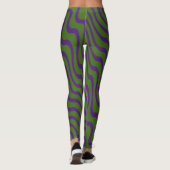 LEGGINGS ZEBRA VERT FORESTIER TIGHTS STRECH LÉGINGS (Dos)
