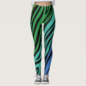 Leggings Zebra Wild Animal Motif (Devant)