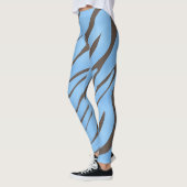 Leggings Zebra Wild Animal Motif (Gauche)