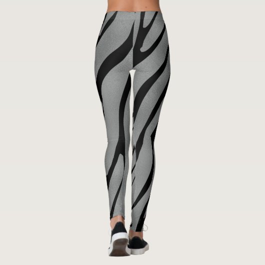 Leggings Zebra Wild Animal Motif (Dos)