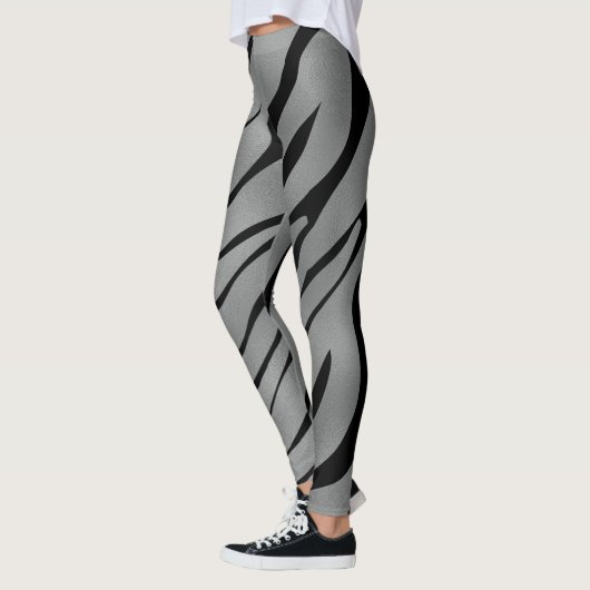 Leggings Zebra Wild Animal Motif (Gauche)