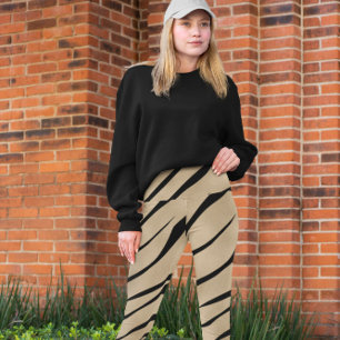 Leggings Zebra Wild Animal Motif