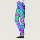 Leggings Zèbre couleur sauvage (Gauche)