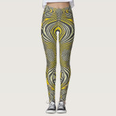 Leggings Zèbre de citron (Devant)