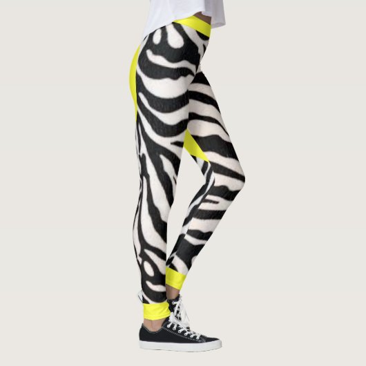 Leggings Zèbre jaune (Droite)