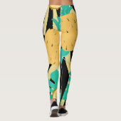 Leggings Zèbre, monstère, ananas : motif d'été. (Dos)