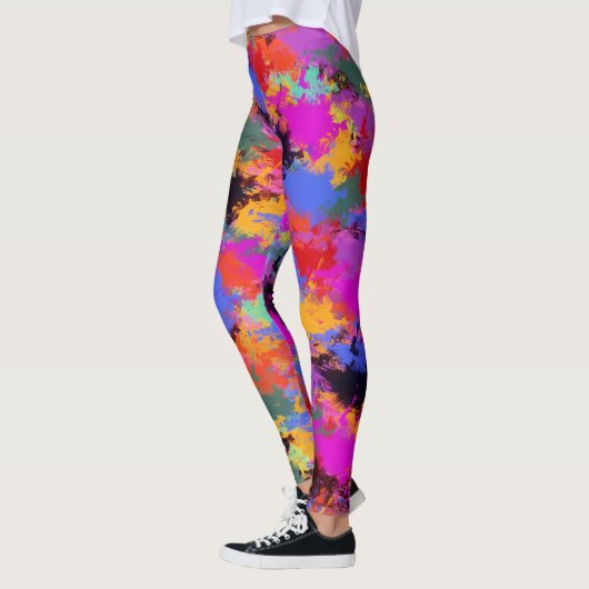 Leggings Zèbre peint (Gauche)