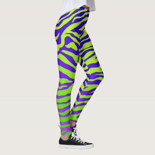 Leggings Zèbre vert (Droite)