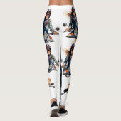 Leggings "Zephyra" "Vento Dolce" - Vent doux (Dos)