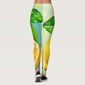 Leggings Zesty Citrus Burst Sunshine Design (Dos)
