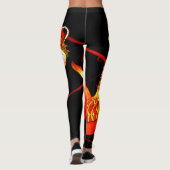 Leggings Zhulong dragon de feu  (Dos)
