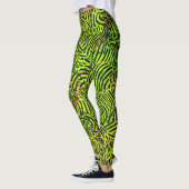 Leggings Zibra vert et noir (Gauche)