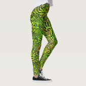Leggings Zibra vert et noir (Droite)
