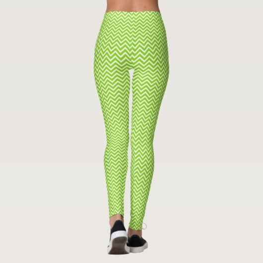 Leggings Zig-Zag vert (Dos)