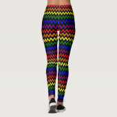 Leggings Zigzag Couleurs de Fierté (Dos)