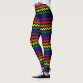 Leggings Zigzag Couleurs de Fierté (Gauche)