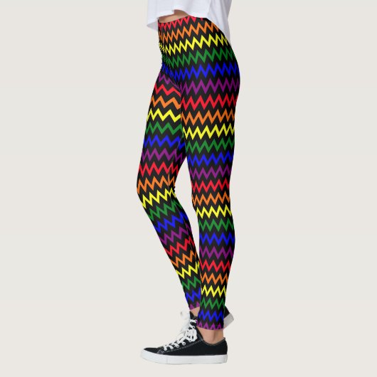 Leggings Zigzag Couleurs de Fierté (Gauche)