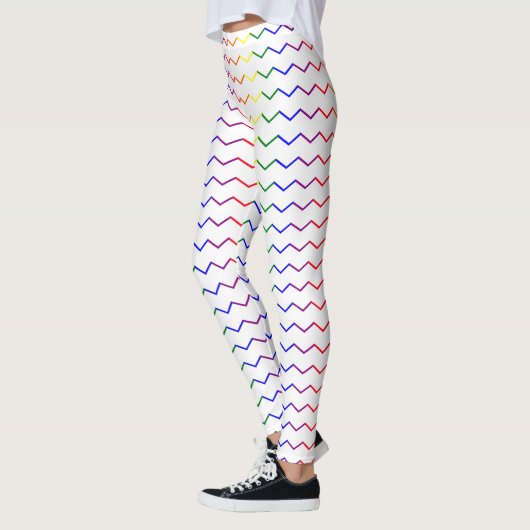 Leggings Zigzag Couleurs de Fierté (Gauche)