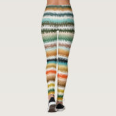 Leggings Zigzag Multicolor Motif (Dos)