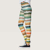 Leggings Zigzag Multicolor Motif (Gauche)