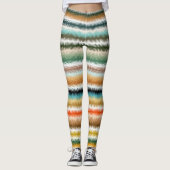 Leggings Zigzag Multicolor Motif (Devant)