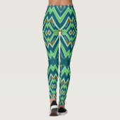 Leggings Zigzag multicolore classique "Ratti_Creative_Arts" (Dos)