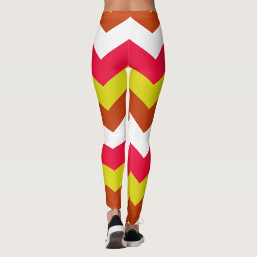 LEGGINGS ZIGZAG PATTERN. (Dos)