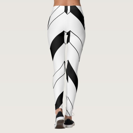 Leggings zigzag pour femmes (Dos)