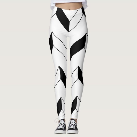 Leggings zigzag pour femmes (Devant)