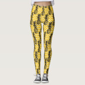 Leggings Zigzags d'ananas (Devant)