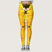 Leggings Zinnia jaune (Devant)