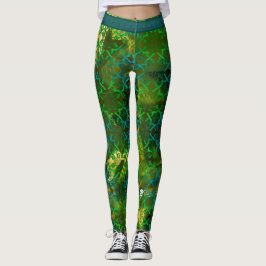 Leggings zócalo en verde