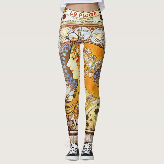 Leggings Zodiaque 1896 d'Alfons Mucha (Devant)